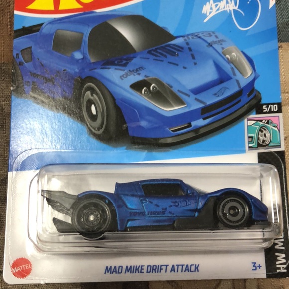 🛍️5/$20🛍️BNIB HOTWHEELS Mad Mike “Drift Attack”. - Picture 2 of 3
